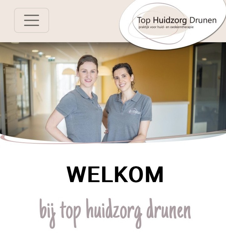De nieuwe website van Top Huidzorg Drunen!